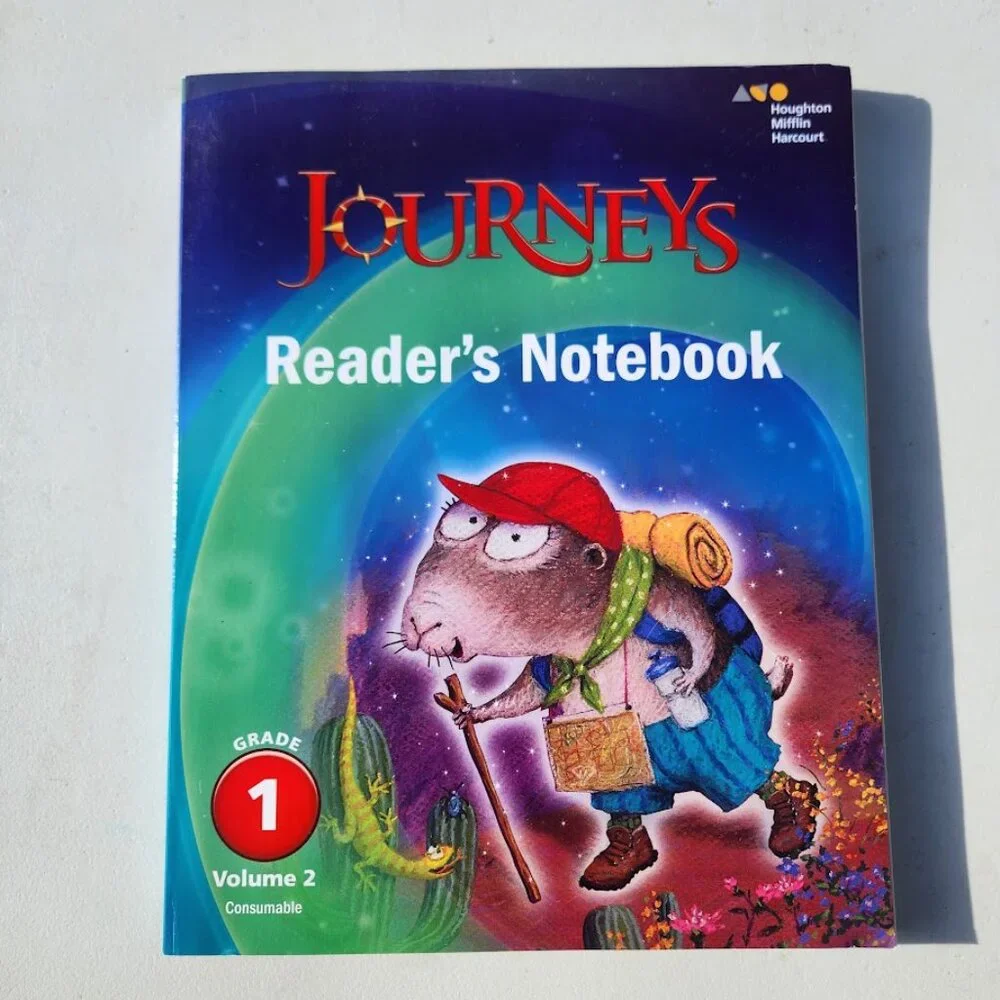 New Journeys Reader's Notebook Volume 2 Grade 1 1st Grade Workbook Book  HMH